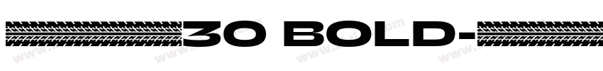 阿里巴巴30 BOLD字体转换